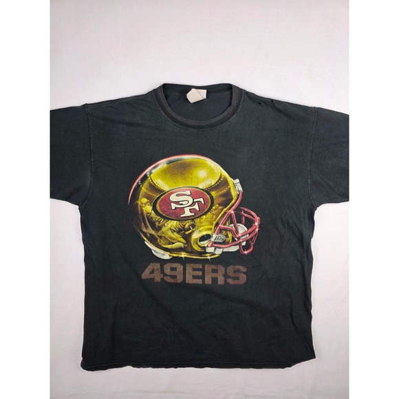 NFL Other - Vintage NFL 49ers big helmet graphic shirt‎